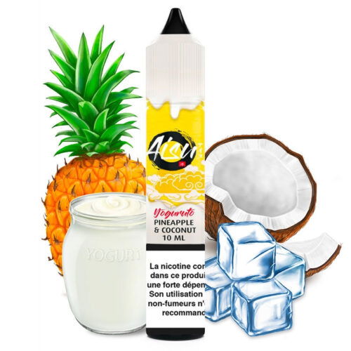 wp image 17621813559431 Pineapple & Coconut 0% Sucralose Sels de nicotine Aisu ( Ananas, coco, lait frais )