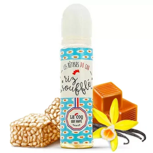 wp image 29190246039687 E-liquide Le Coq Qui Vape - Riz soufflé 50ml (Riz soufflé, Caramel, Vanille)