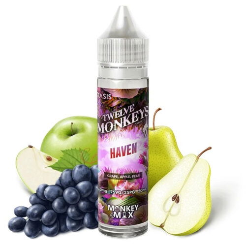 wp image 30722966421639 E-liquide Twelve Monkeys - Haven 50ml (Raisin, Pomme, Poire)
