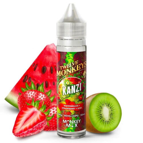 wp image 30722972123271 E-liquide Twelve Monkeys - Kanzi 50ml (Fraise, Pastèque, Kiwi)