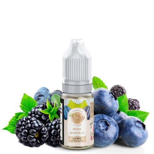 wp image 32567184130183 E-liquide Le Petit Verger - Mûre Myrtille 10ml - Sels de nicotine (Mûre, Myrtille)