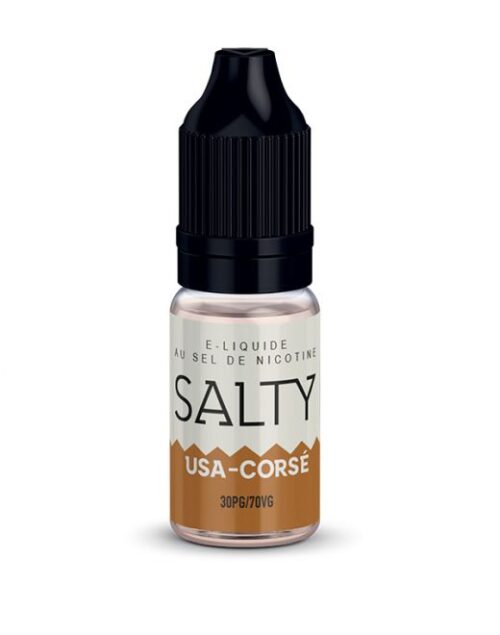 wp image 70919003111800 E-liquide USA-CORSE SALTY 10ml (Tabac brun intense)