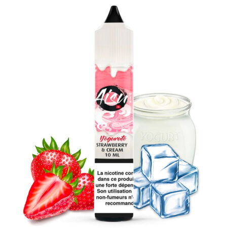 wp image 17634742370439 E-liquide Aisu - Strawberry Cream 0% Sucralose - Sels de nicotine 10ml (Yaourt fraise)