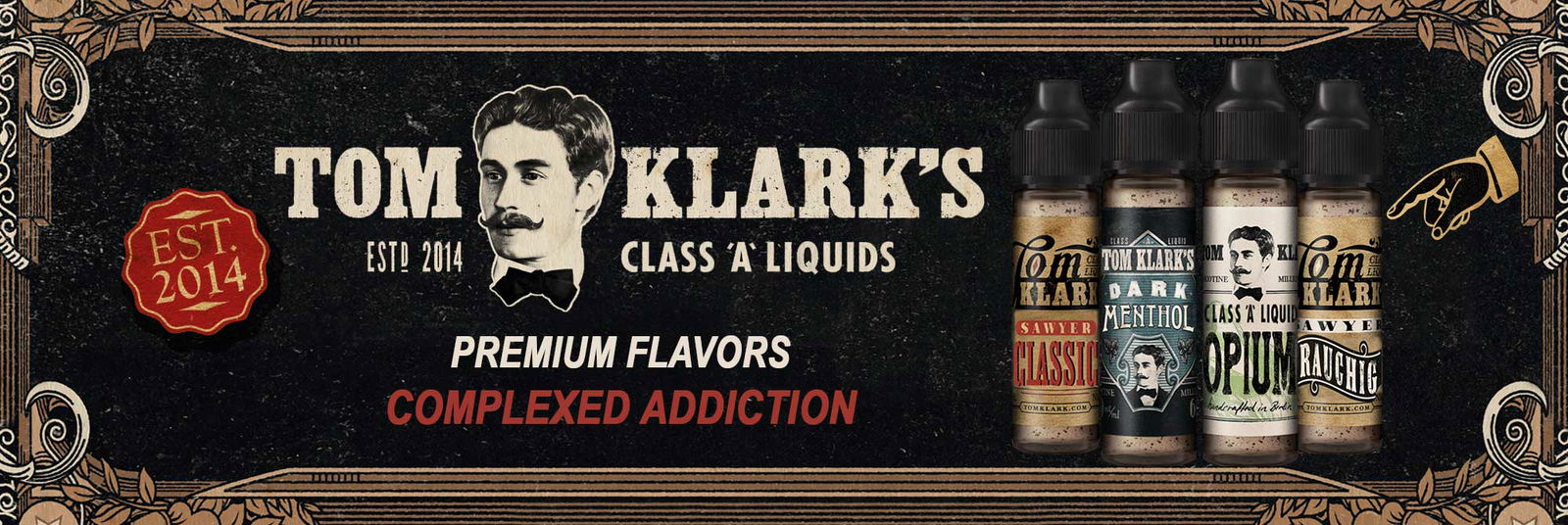 BANNER Tom Klark E-liquide Tom Klark's - Sawyer Rauchig longfill 60ml (Recette fruitée mystérieuse)